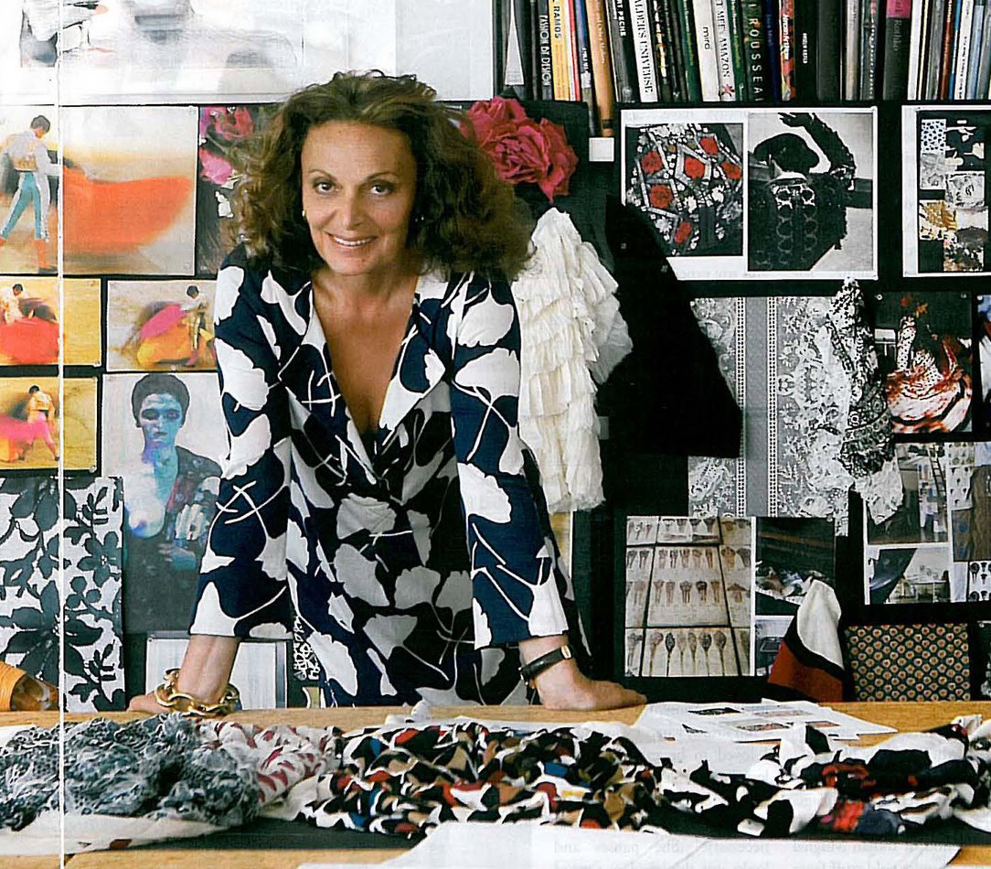 Despre viata si creatia designerului Diane von Furstenberg
