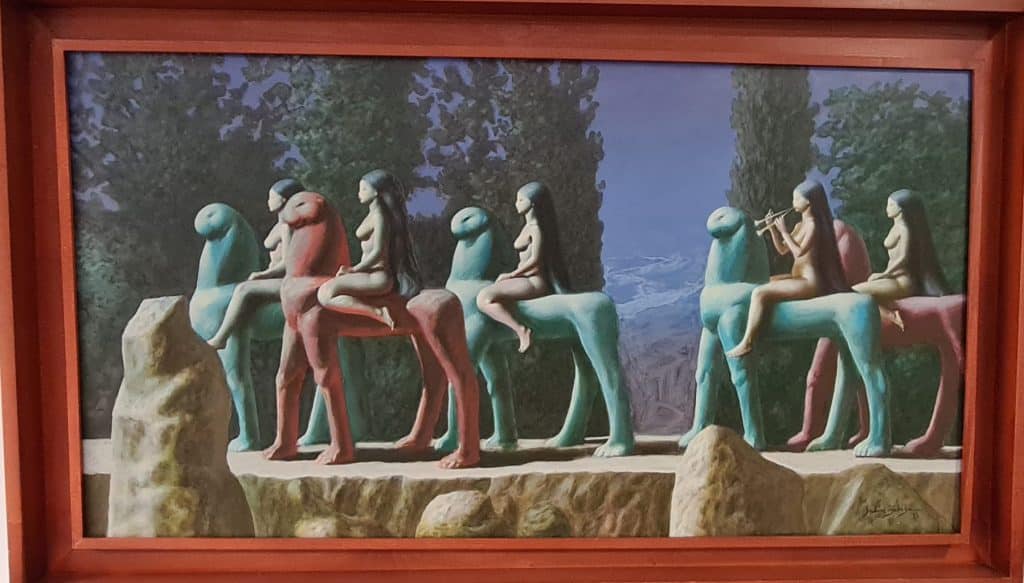 Scurta incursiune in lumea artistica a lui Gheorghe Petrascu si Sabin Balasa la Art safari 2020