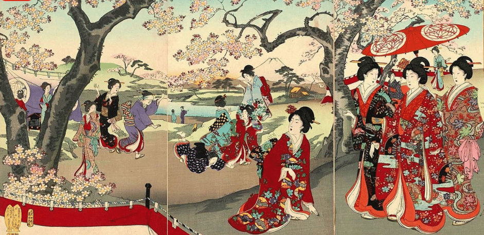 Povestea obiceiului Hanami si a ciresilor infloriti Sakura