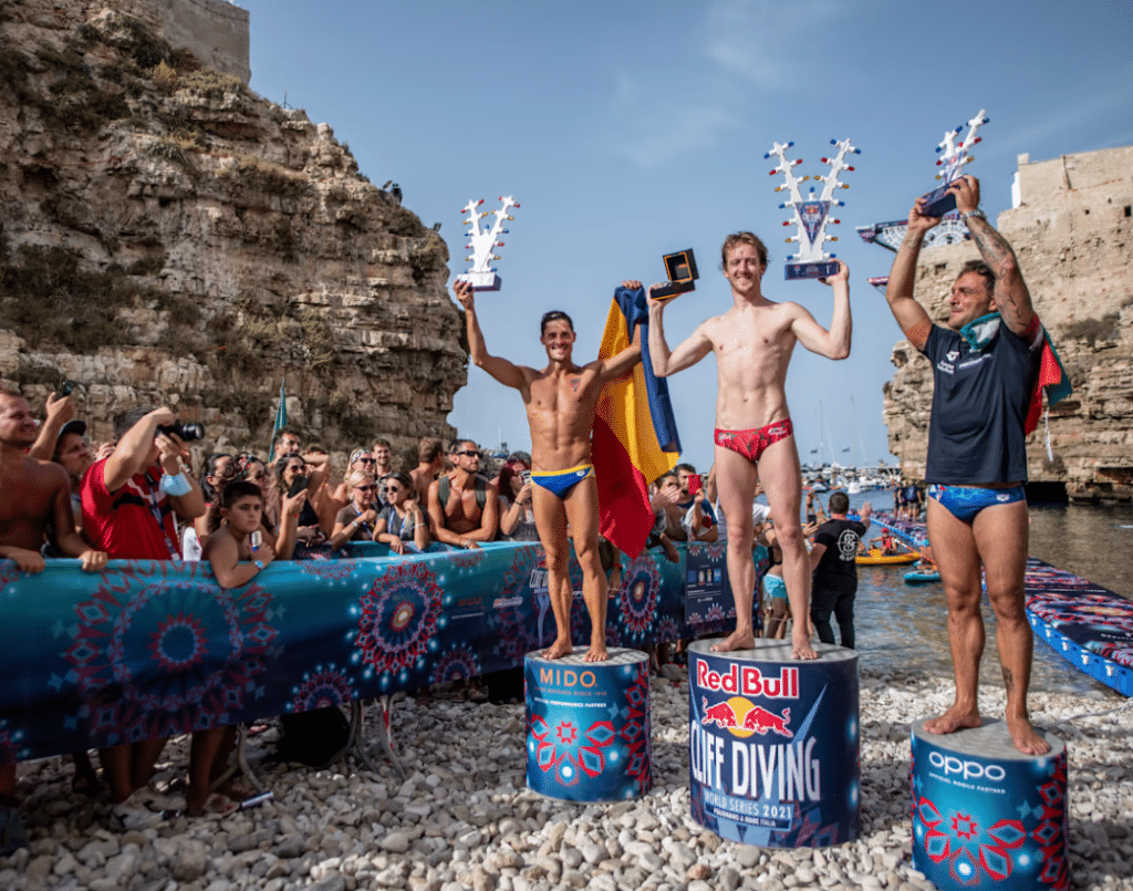 Red Bull Cliff Diving la Polignano a Mare